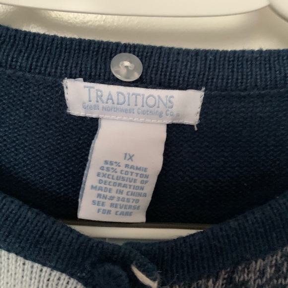 TRADITIONS Winter sweater cardigan - Picture 6 of 6